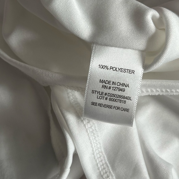 Emma and Michele Bell Sleeve Keyhole Printed Dress Large Knee Length Colorful - Picture 7 of 12